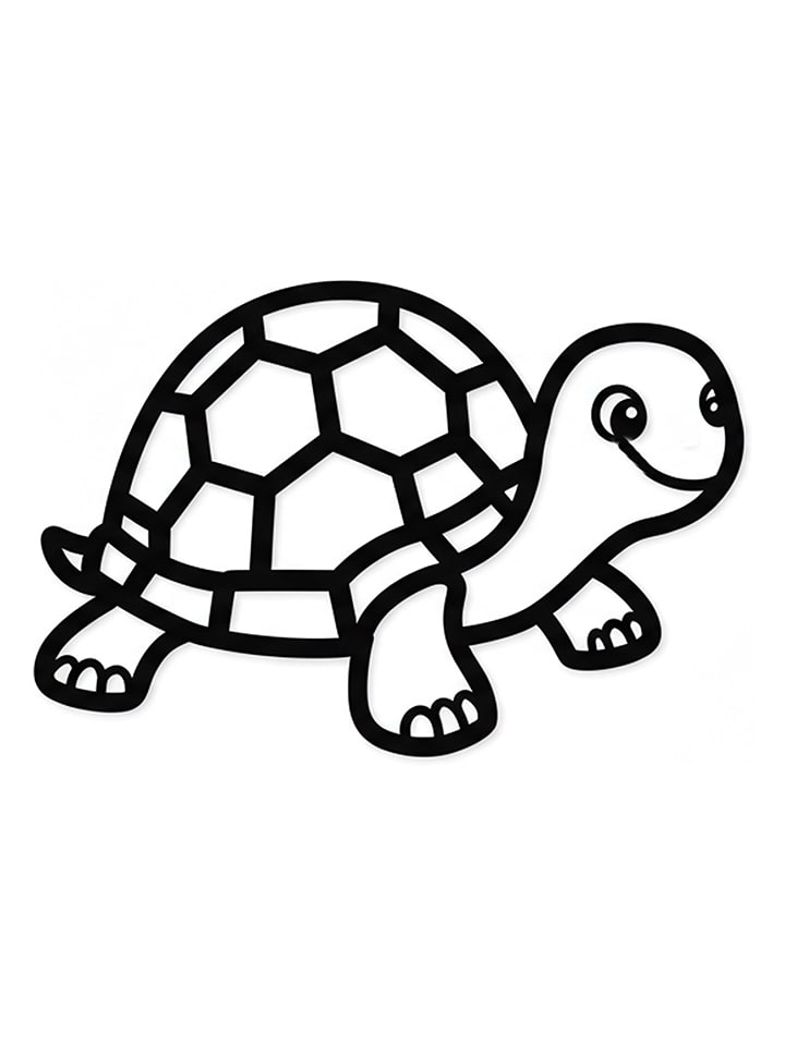 Woody Kids Dekoracja ścienna w kolorze czarnym - 33 x 25 cm rozmiar: onesize