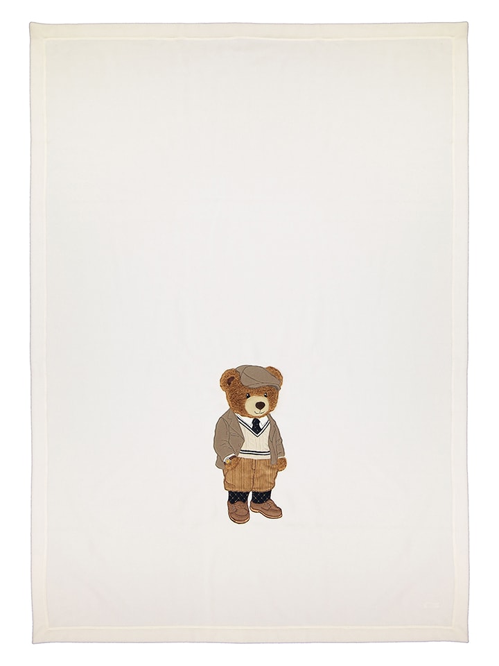 maryplaid Koc w kolorze białym rozmiar: 105x150 cm