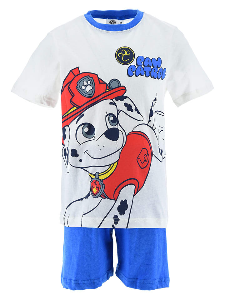 Paw Patrol Piżama "Psi Patrol" w kolorze biało-niebieskim rozmiar: 98