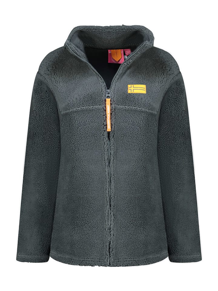 Geographical Norway Kurtka polarowa "Udolce" w kolorze ciemnoszarym rozmiar: XL