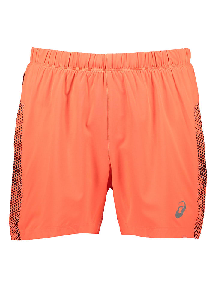 asics Szorty "Sport 5IN" w kolorze pomarańczowym do biegania rozmiar: M