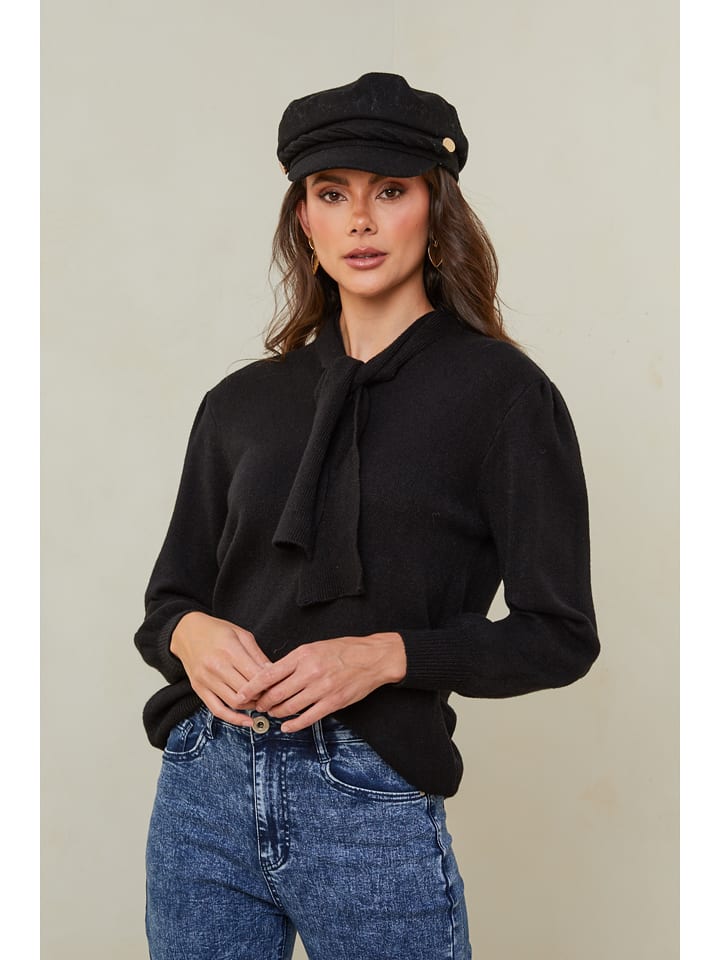 Joséfine Sweter "Igal" w kolorze czarnym rozmiar: M