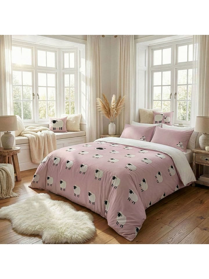 Mijolnir Komplet pościeli w kolorze jasnoróżowym rozmiar: 240x220 cm