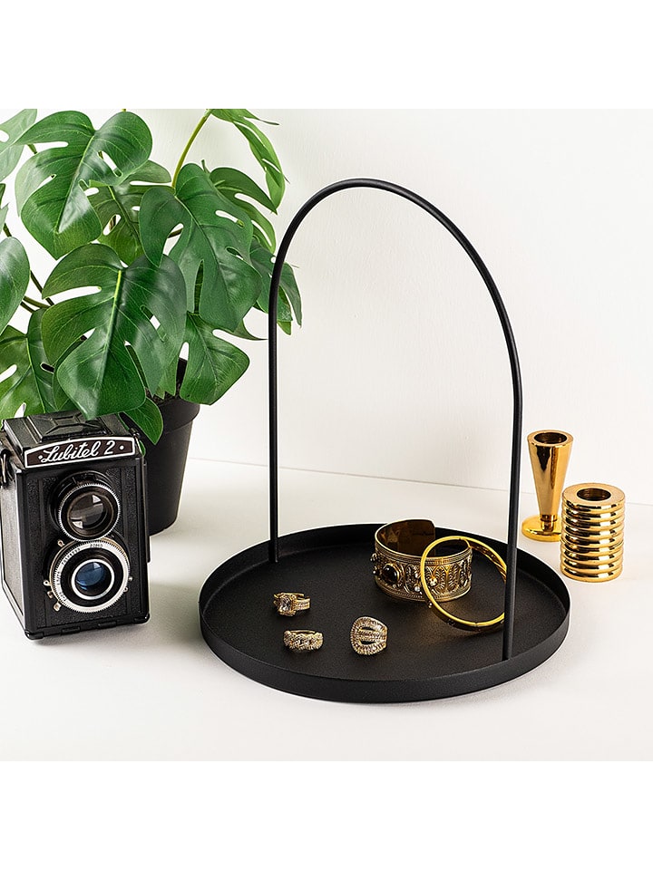 Scandinavia Concept Taca w kolorze czarnym - wys. 28 x Ø 22,5 cm rozmiar: onesize