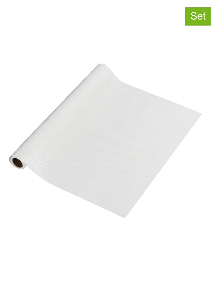 Wenko Maty antypoślizgowe (2 szt.) "Noppen" w kolorze białym - 150 x 50 cm rozmiar: onesize