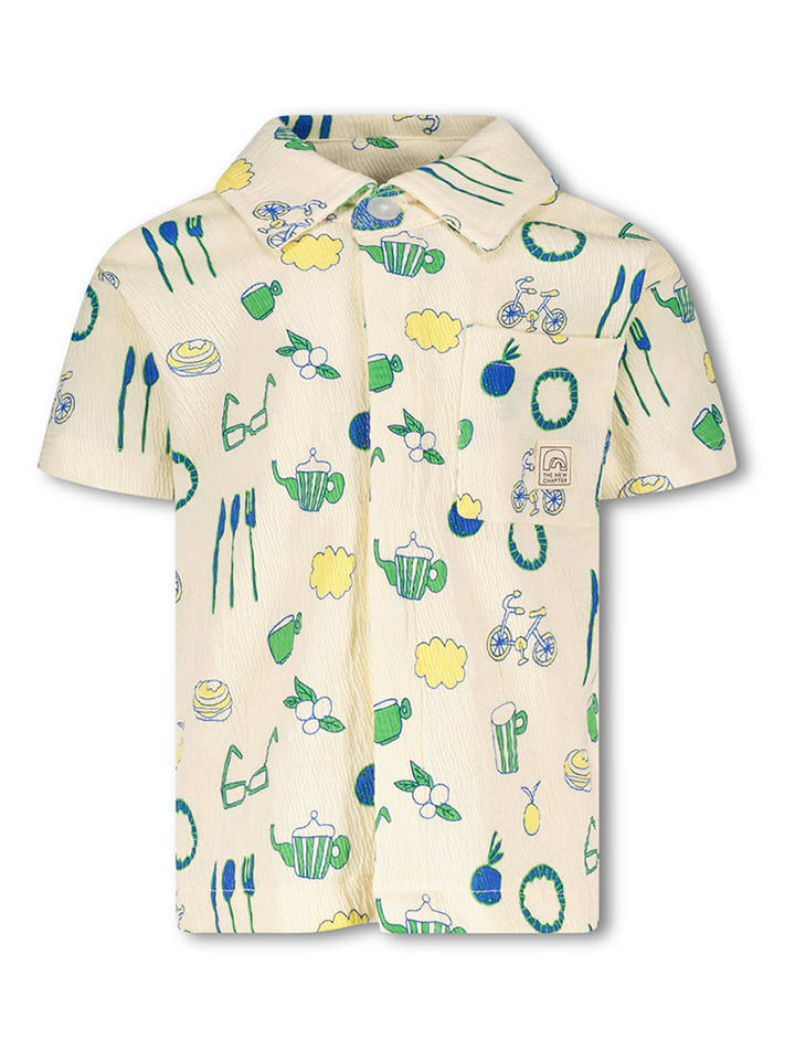 The New Chapter Koszula "Jacky" w kolorze kremowym ze wzorem rozmiar: 122/128