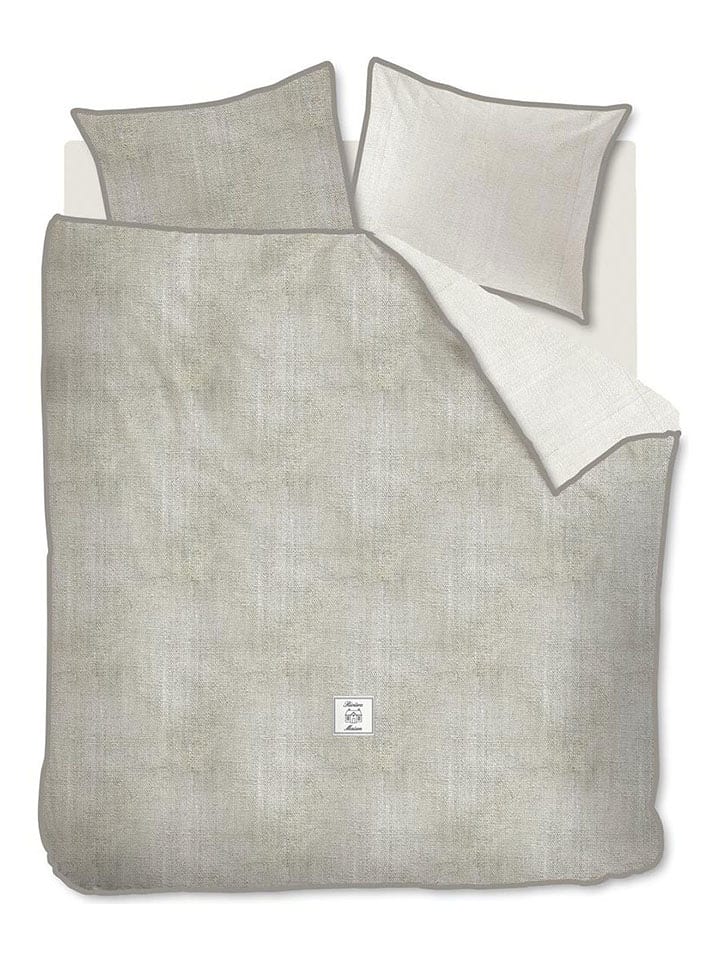 Rivièra Maison Komplet pościeli "Coughton" w kolorze beżowym rozmiar: 135x200 cm