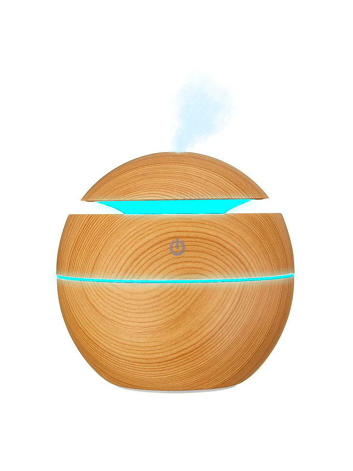 DAM Nawilżacz powietrza LED w kolorze jasnobrązowym - 130 ml rozmiar: onesize