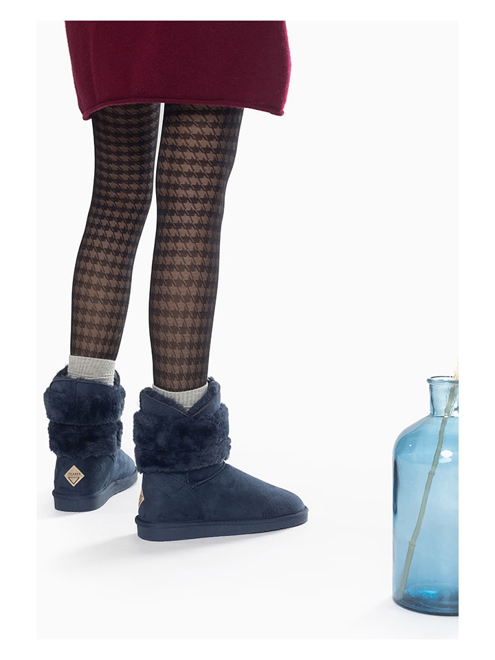 ISLAND BOOT Botki zimowe "Canso" w kolorze granatowym rozmiar: 38