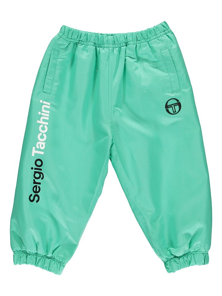 Sergio Tacchini Spodnie sportowe "Nerson" w kolorze turkusowym rozmiar: 80