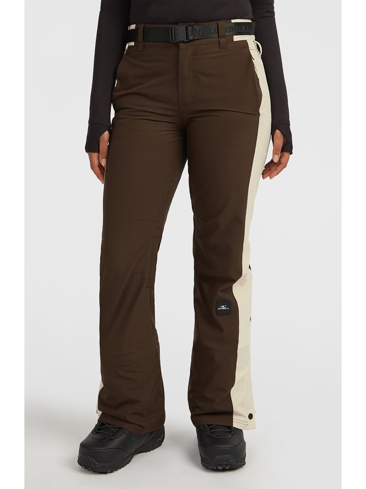 O'Neill Spodnie narciarskie w kolorze brązowym rozmiar: XS