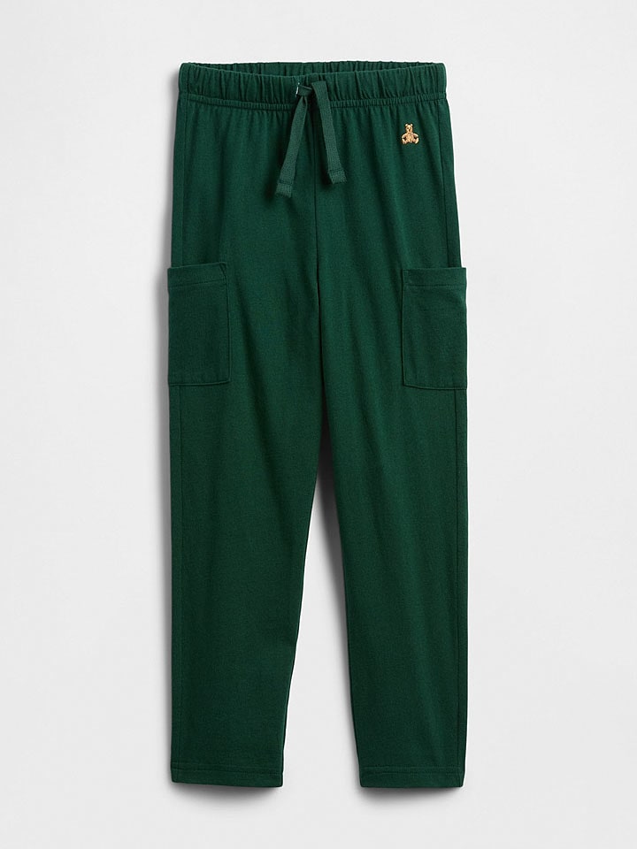 GAP Bojówki dresowe w kolorze zielonym rozmiar: 74/80