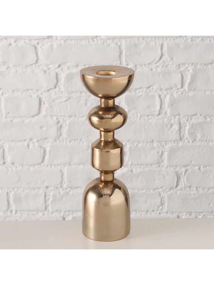 Boltze Świecznik "Glory" w kolorze złotym - wys. 21 cm rozmiar: onesize