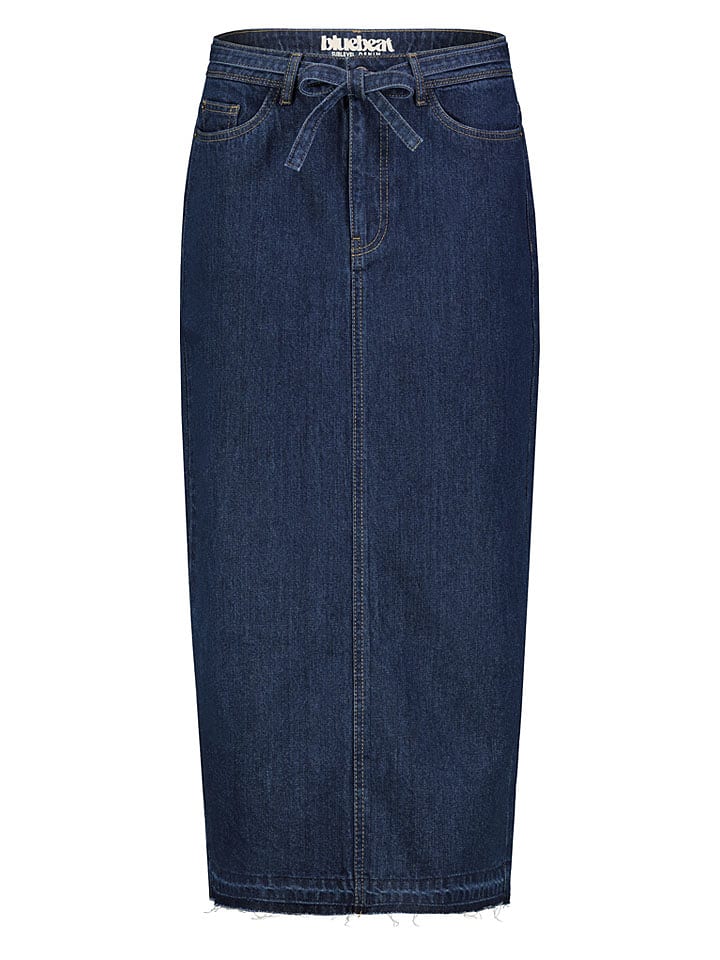 Sublevel Spódnica dżinsowa w kolorze granatowym rozmiar: L