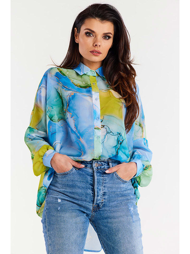 Awama Koszula w kolorze błękitnym rozmiar: onesize