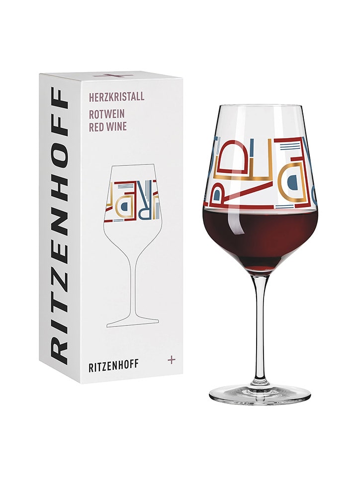 RITZENHOFF Kieliszek "Herzkristall 10 - C. Kordes" do czerwonego wina - 570 ml rozmiar: onesize