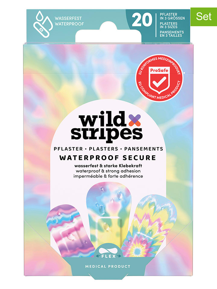 Wild Stripes Plastry (4 x 20 szt.) rozmiar: onesize