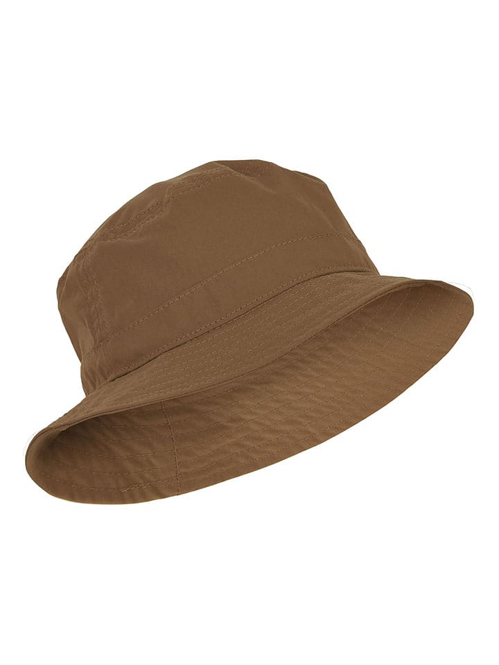 mikk-line Czapka w kolorze beżowym z osłoną karku rozmiar: 51 cm