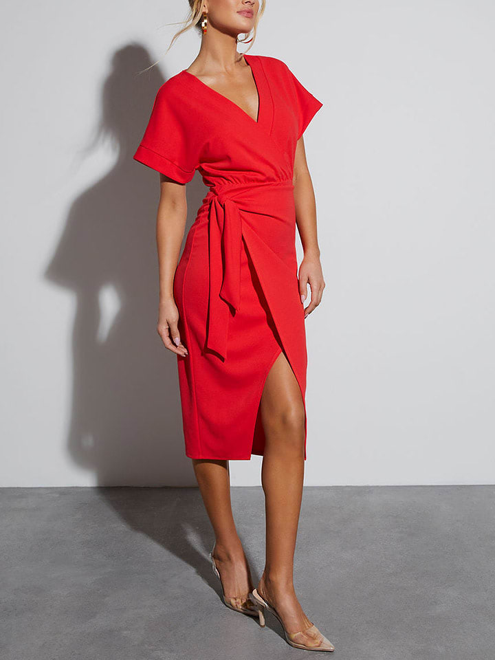 Milan Kiss Sukienka w kolorze czerwonym rozmiar: L