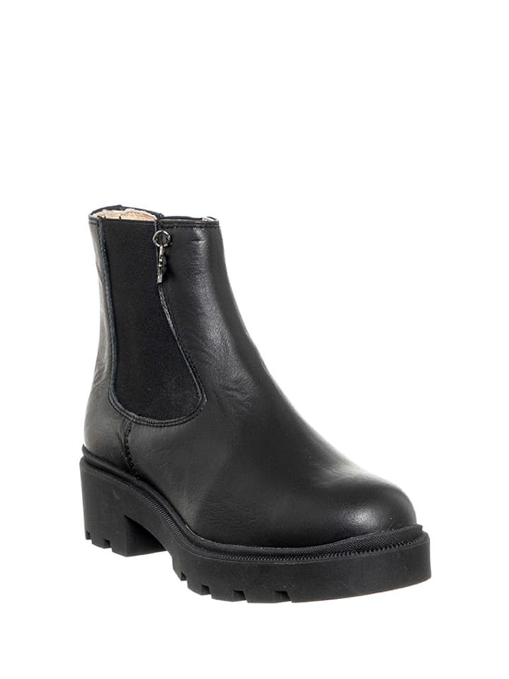 Patrizia Pepe Skórzane sztyblety w kolorze czarnym rozmiar: 39