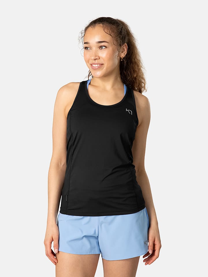 KARI TRAA Top sportowy "Nora 2.0" w kolorze czarnym rozmiar: L