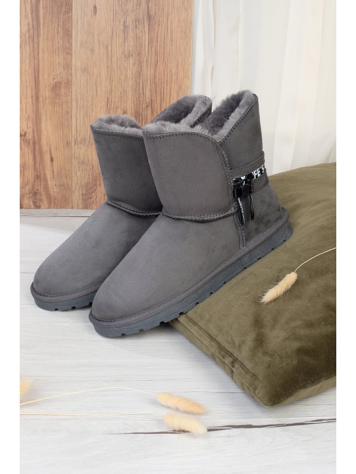 ISLAND BOOT Botki zimowe "Zak" w kolorze szarym rozmiar: 36