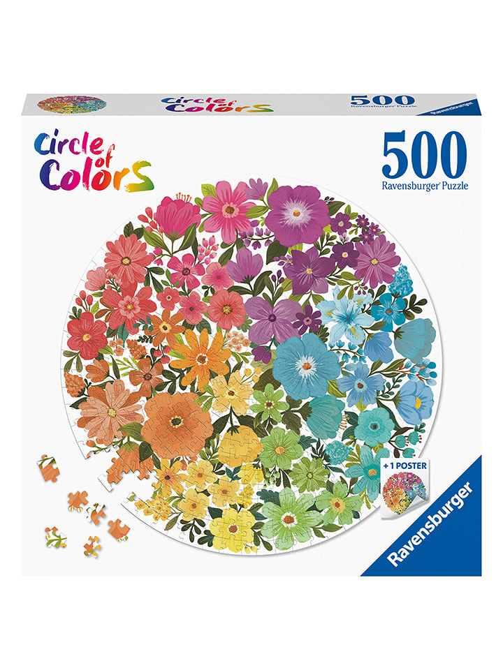 Ravensburger 500-częściowe puzzle "Circle of Colors" - 12+ rozmiar: onesize