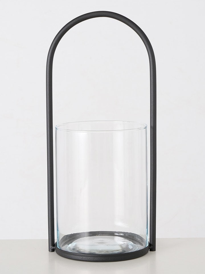 Boltze Świecznik "Lexi" w kolorze czarnym - wys. 38 x Ø 18 cm rozmiar: onesize