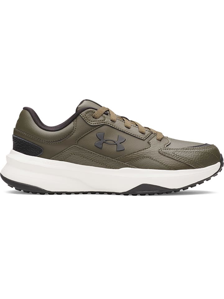 Under Armour Skórzane buty sportowe w kolorze khaki rozmiar: 42