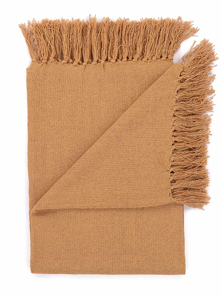 Yellow Pled "Navia" w kolorze jasnobrązowym rozmiar: 140x200 cm