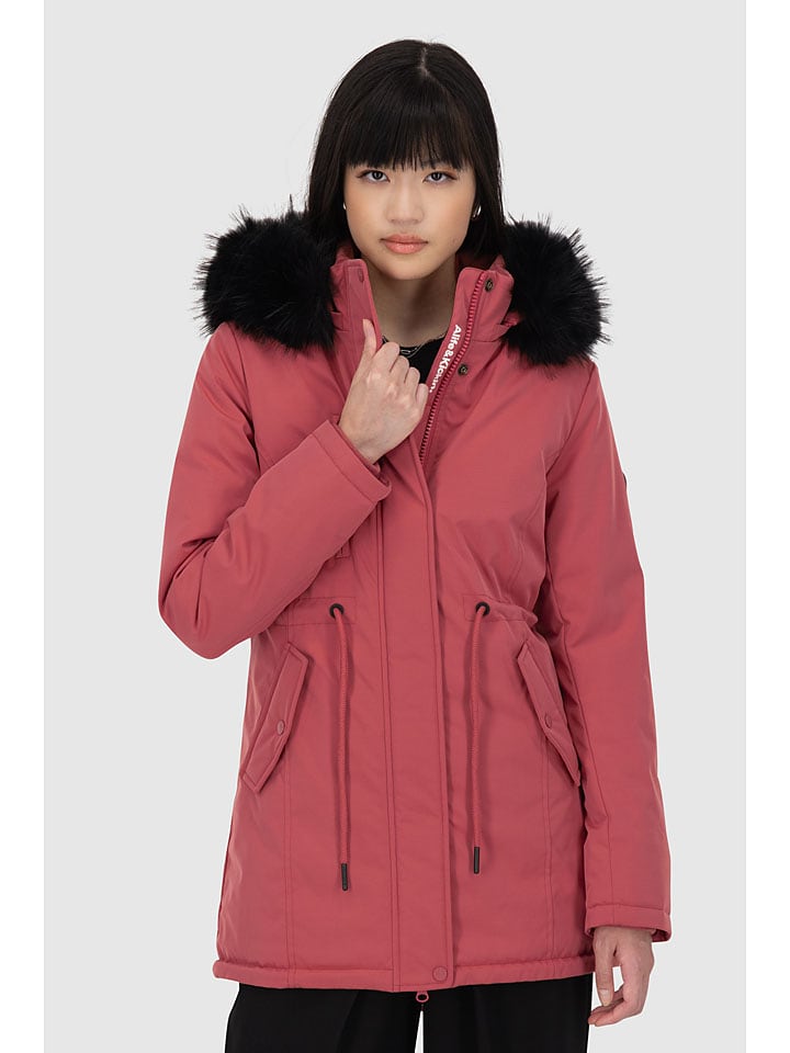 alife and kickin Parka "KierseyAK" w kolorze łososiowym rozmiar: XS