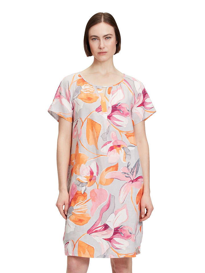 Betty Barclay Lniana sukienka ze wzorem rozmiar: 40