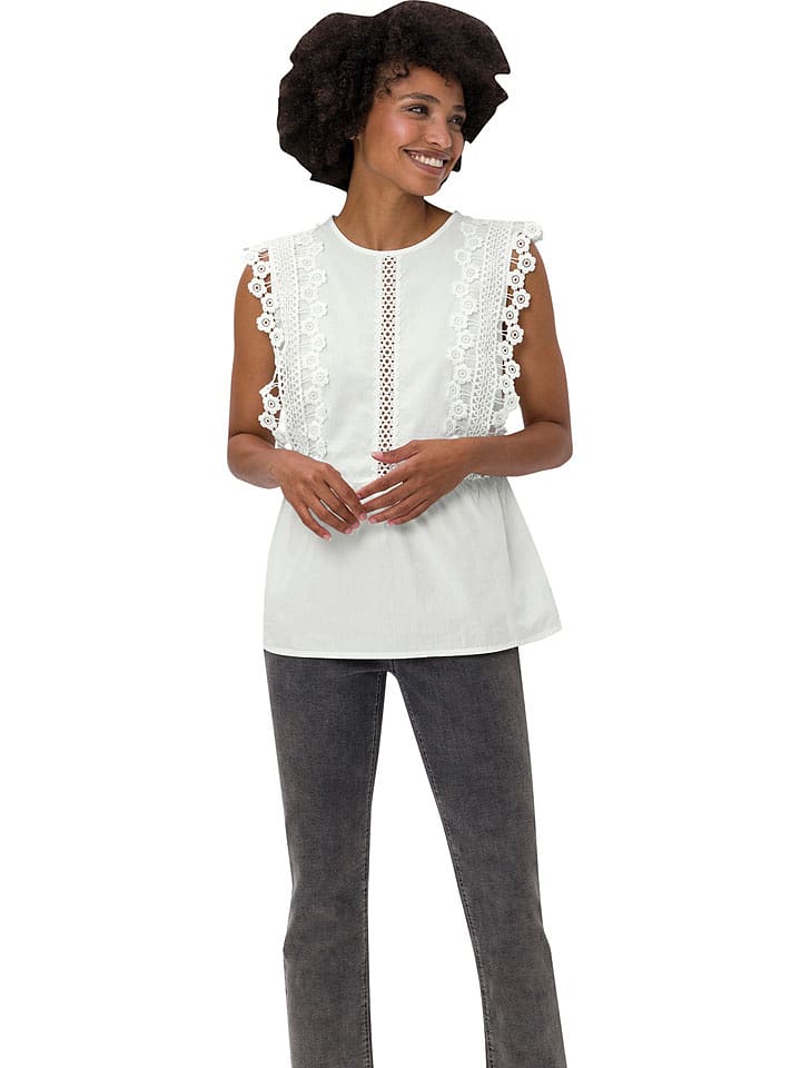 Heine Bluzka w kolorze kremowym rozmiar: 40