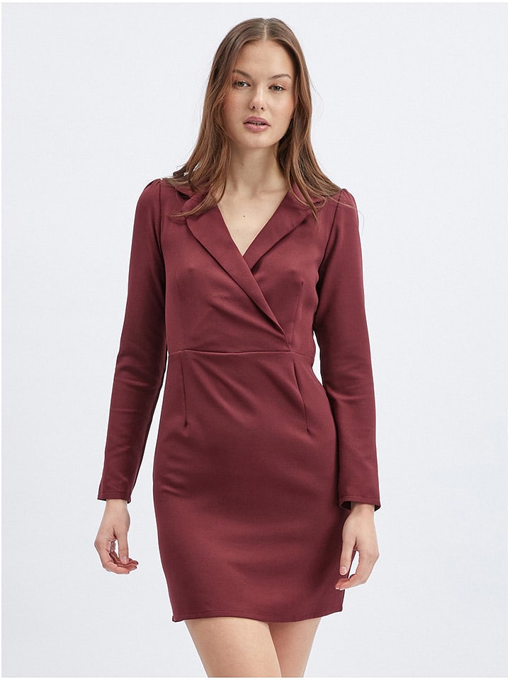 orsay Sukienka w kolorze bordowym rozmiar: 42