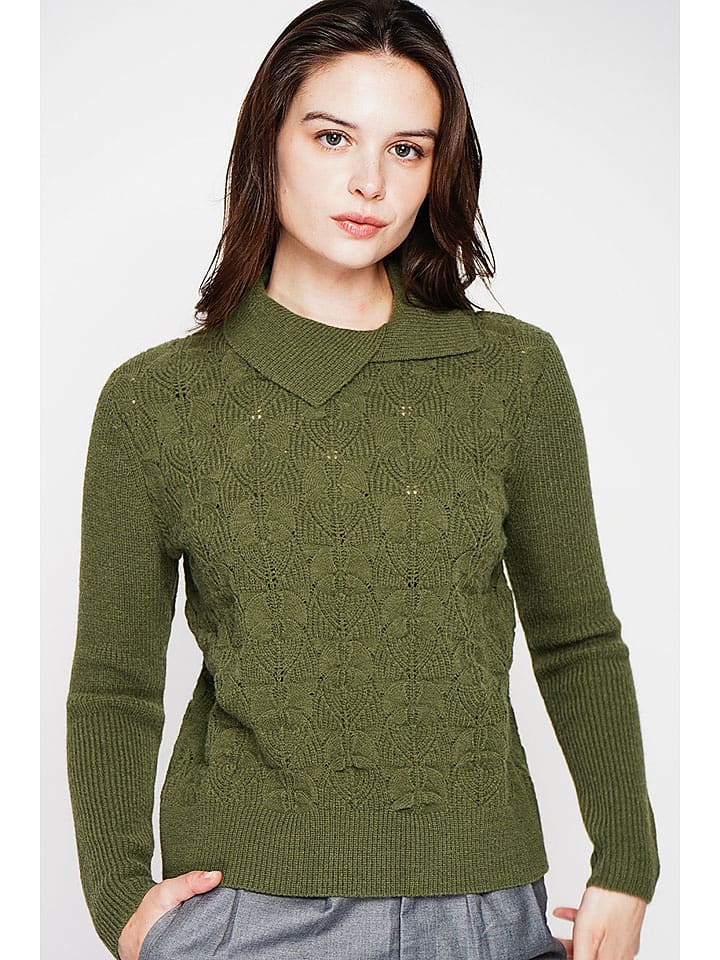 C& Jo Sweter w kolorze zielonym rozmiar: 42