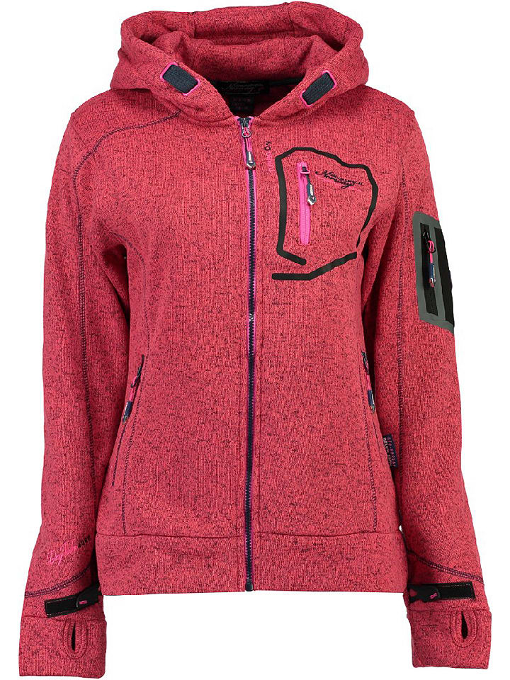 Geographical Norway Kurtka polarowa "Telectra" w kolorze koralowym rozmiar: M