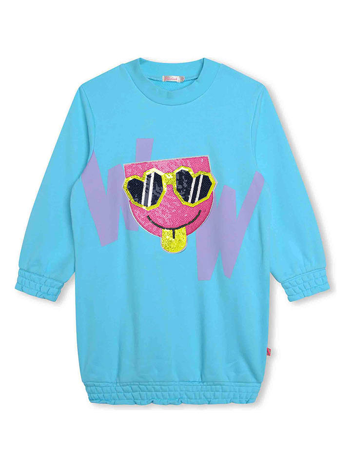 Billieblush Sukienka dresowa w kolorze błękitnym rozmiar: 110