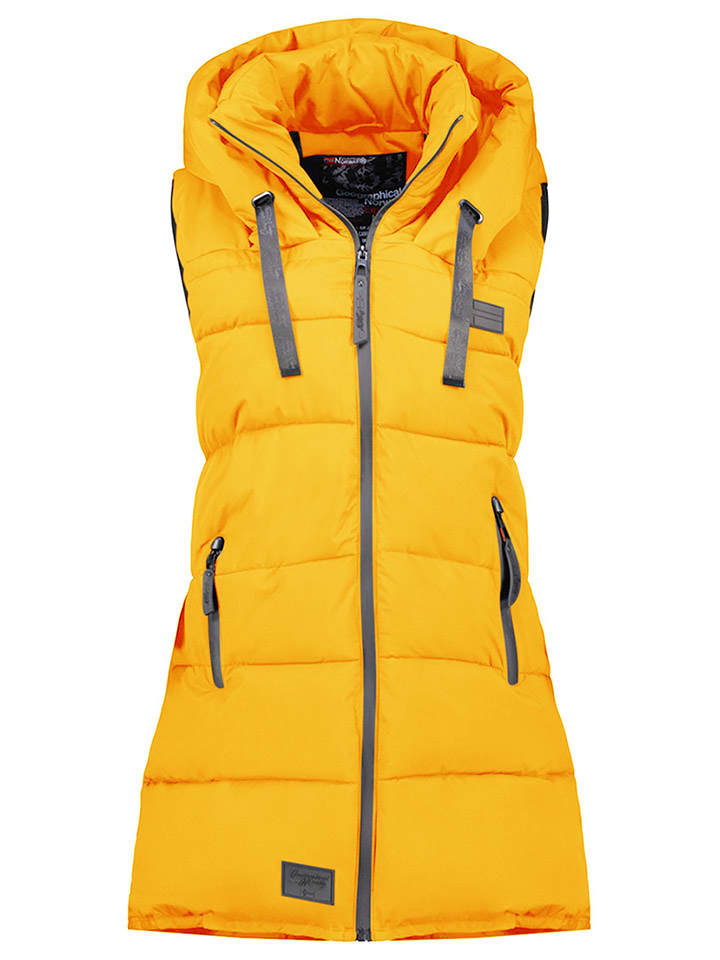 Geographical Norway Kamizelka pikowana "Dolbar" w kolorze żółtym rozmiar: XXL