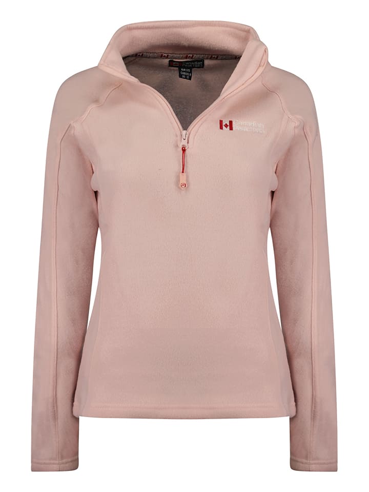 Canadian Peak Kurtka polarowa "Tugeak" w kolorze jasnoróżowym rozmiar: XL