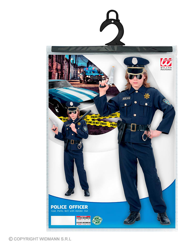 Carnival Party 4-częściowy kostium w kolorze granatowym rozmiar: 140