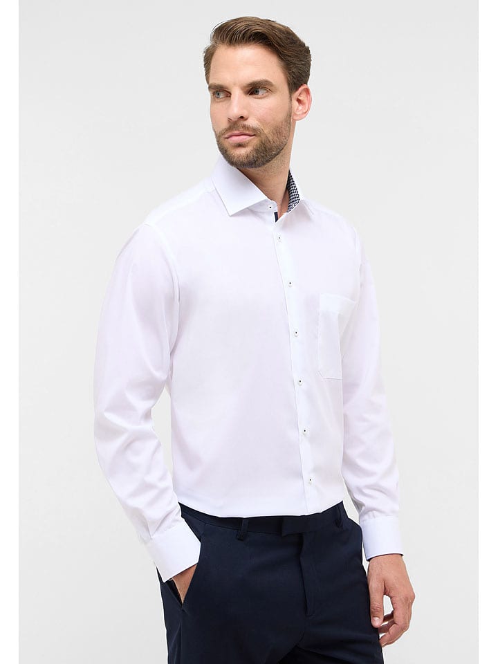 Eterna Koszula - Comfort fit - w kolorze białym rozmiar: 45