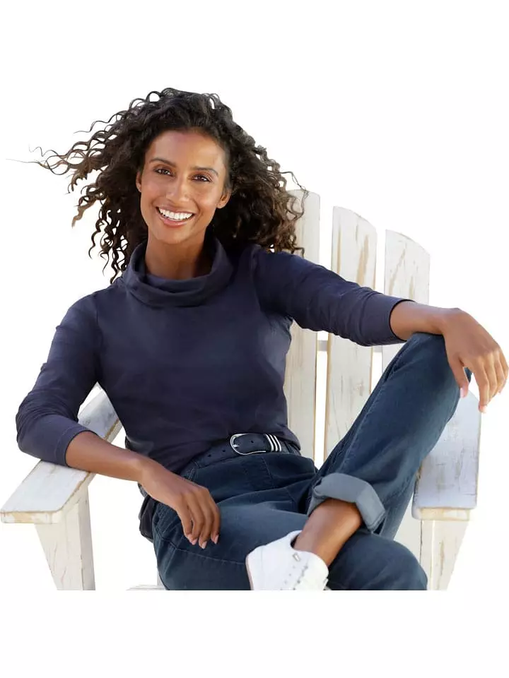 Heine Koszulka w kolorze granatowym rozmiar: 38