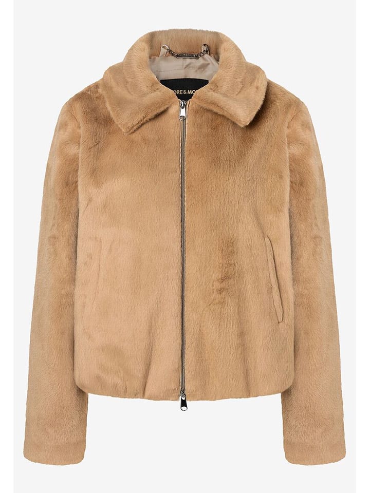 More & More Kurtka przejściowa w kolorze jasnobrązowym rozmiar: 34