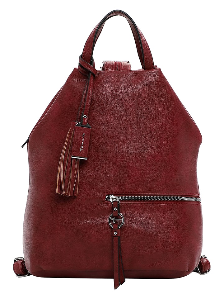 Tamaris Plecak "Nele" w kolorze ciemnoczerwonym - 34 x 32 x 20 cm rozmiar: onesize