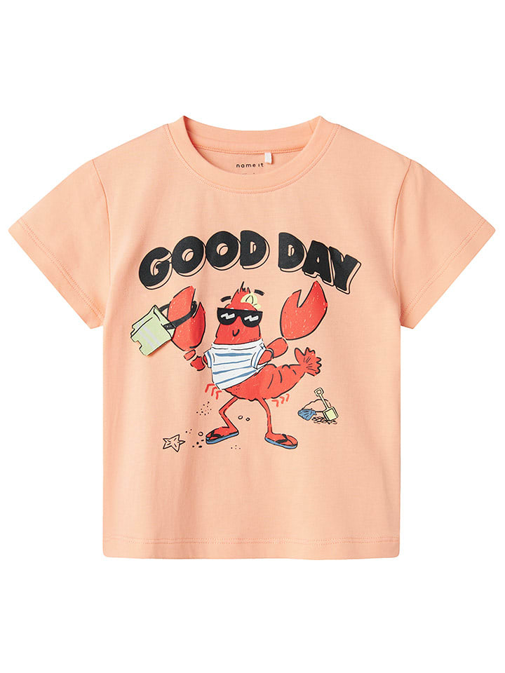 name it Koszulka w kolorze pomarańczowym rozmiar: 116
