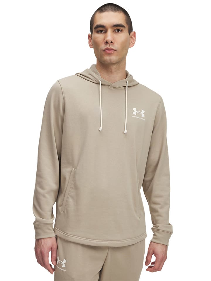 Under Armour Bluza funkcyjna w kolorze beżowym rozmiar: XL