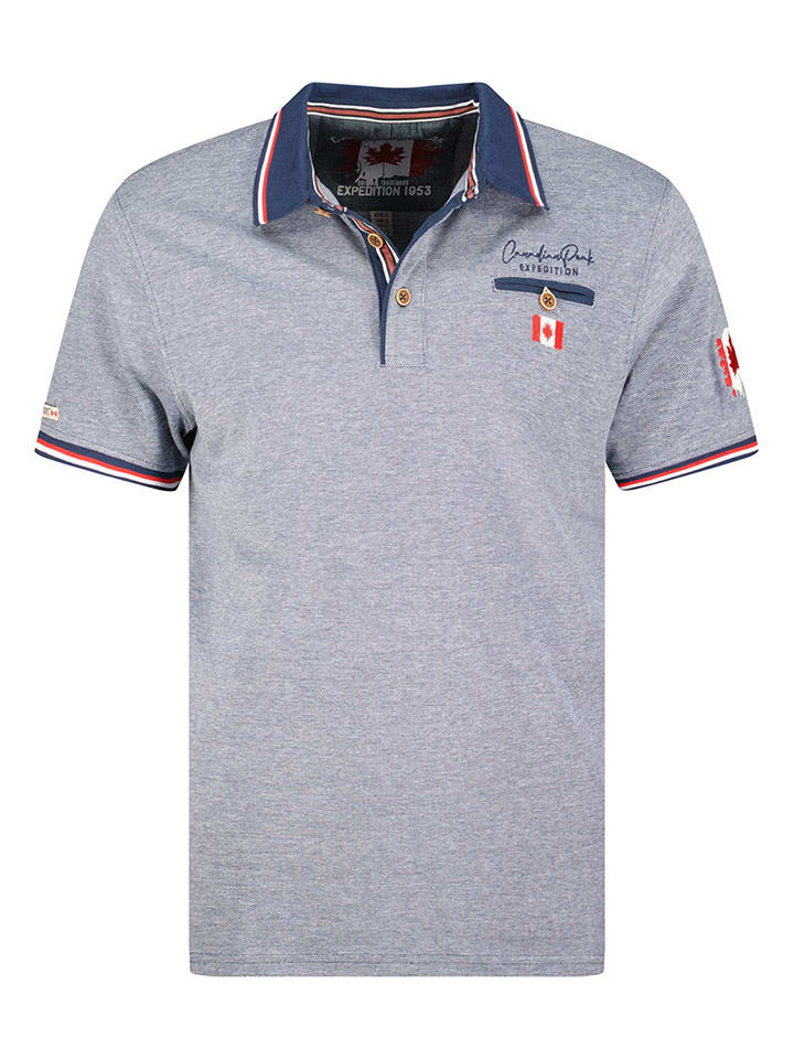 Canadian Peak Koszulka polo "Kblendeak" w kolorze granatowym rozmiar: S