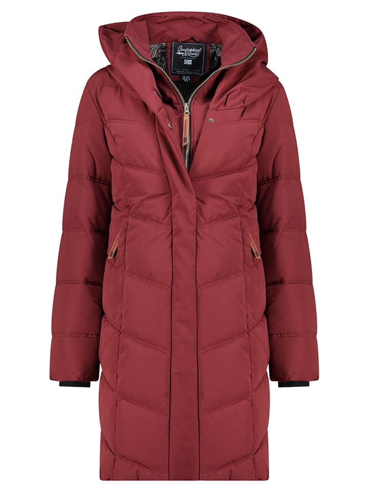 Geographical Norway Płaszcz zimowy "Djamila" w kolorze bordowym rozmiar: XL
