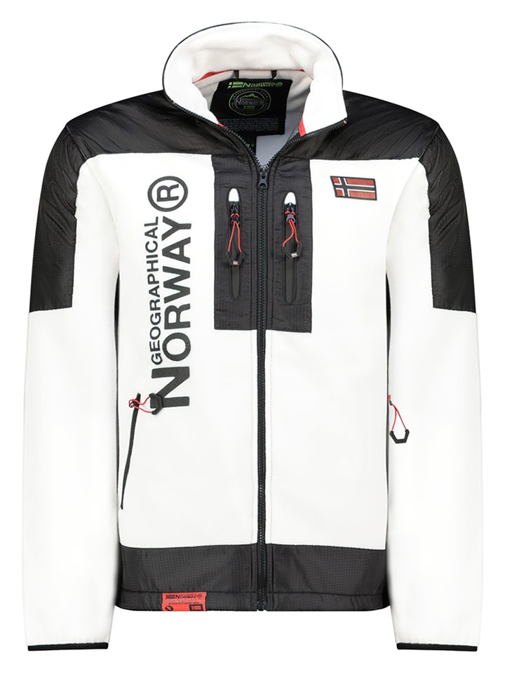 Geographical Norway Kurtka polarowa "Tulene" w kolorze białym rozmiar: XXL