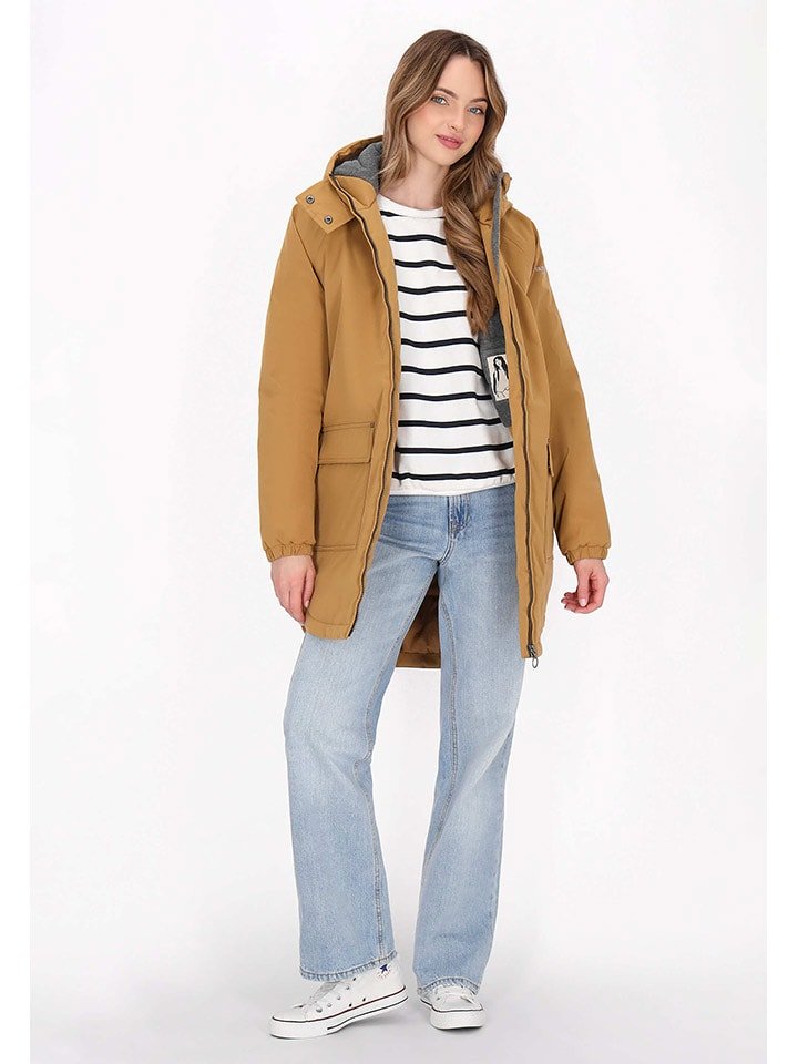 Schmuddelwedda Parka w kolorze jasnobrązowym rozmiar: XS